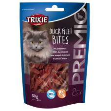 Gardumi kaķiem : Trixie Premio Duck Filet Bites, 50 g