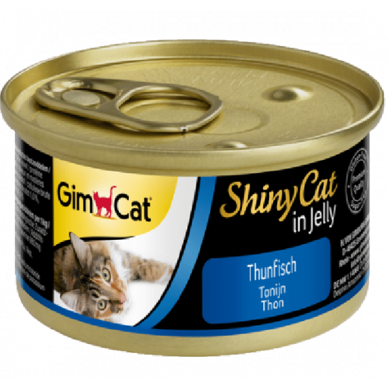 Konservi kaķiem – GimCat ShinyCat Tuna, 70 g