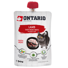 Konservēta barība kaķiem : Ontario Lamb Fresh Meat Paste, 90 g