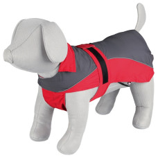 Apģērbs suņiem - Trixie Lorient raincoat, M: 45 cm, red/grey