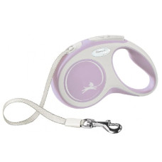 Inerces pavada suņiem: Trixie New COMFORT, tape leash, S: 5 m, pink