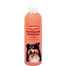 Šampūns suņiem : Beaphar PRO VITAMIN SHAMPOO Pink/Anti Tangle Dog, 250ml, pret spalvas savelšanos