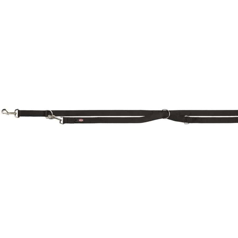 Pavada : Trixie Premium adjustable leash, L–XL: 2.00 m/25 mm, blackl