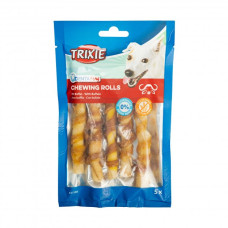 Gardums suņiem : Trixie Denta Fun chewing sticks, buffalo, 12cm, 5gab/70g