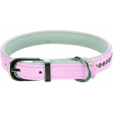 Kakla siksna : Trixie Active Comfort collar with rhine stones, S: 23–28 cm/15 mm, pink