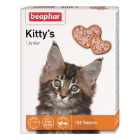 Vitamīnizēta papildbarība - Beaphar Kitty's Junior, 150 tabl.