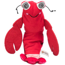 Rotaļlieta kaķiem - Trixie Wriggle lobster, fabric, catnip, 23 cm