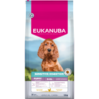 Sausa barība kucēniem - Eukanuba Puppy Sensitive Digestion, 12 kg
