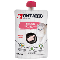 Gardums kaķēniem – Ontario Kitten Chicken Fresh Meat Paste, 90g