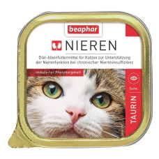 Pilnvērtīga diētiska kaķu barība (pastēte) : Beaphar NIERDIEET TAURIN 100G.