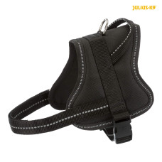 Krūšu siksna suņiem : Trixie Julius:K9 Pure harness, S: 51–67 cm/22 mm, black