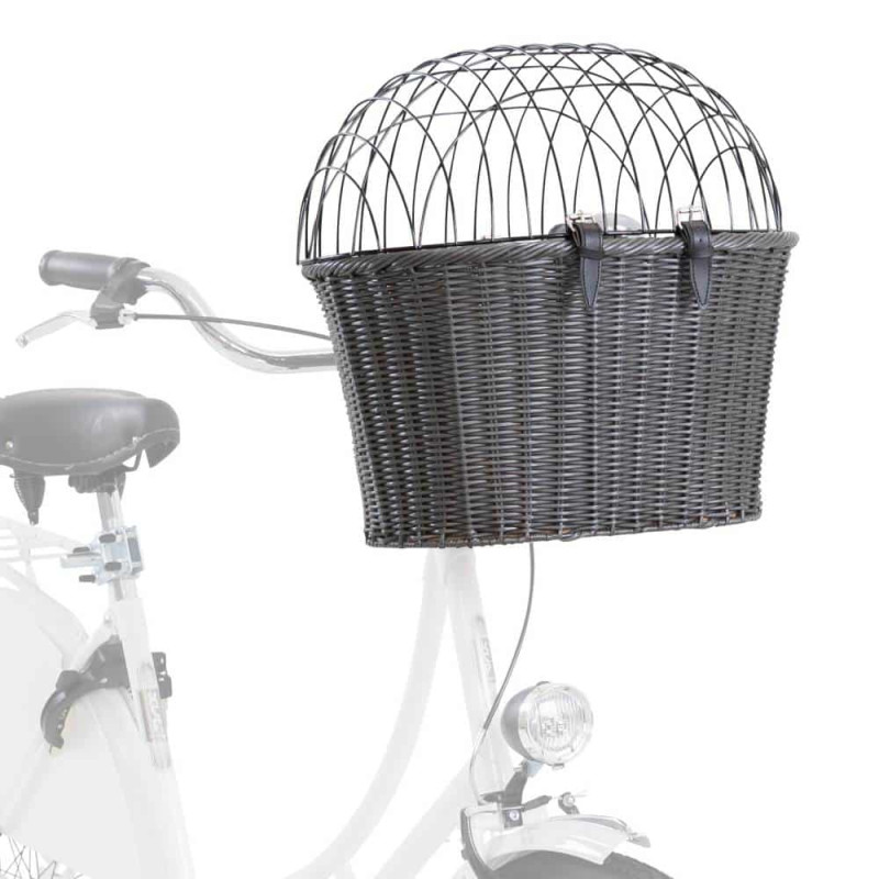 Velosipēda grozs dzīvnieku transportēšanai – Trixie Front bicycle basket, 44 × 34 × 41 cm