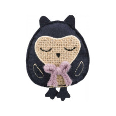 Rotaļlieta kaķiem : Trixie Owl, fabric, catnip, 11 cm