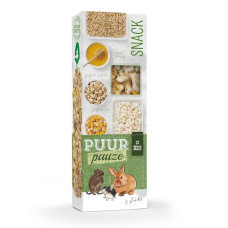 Papildbarība grauzējiem : Witte Molen Puur PAUZE gourmet treat sticks Puffed rice for Rabbits and Rodents, 110g/2gab.
