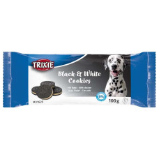Gardums suņiem : Trixie Black/White Cookies, ø 4cm, 4 gab./100gr