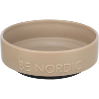Bļoda dzīvniekiem, keramika - Trixie BE NORDIC bowl, ceramic/rubber, 0.5 l/ø 16 cm