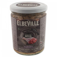Konservi suņiem – ElbeVille Sensitive Digestion, Turkey with Mint, Chamomile and Spinach, 440 ml 