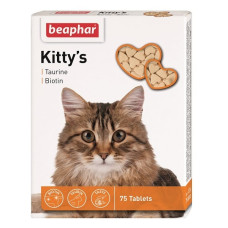 Витамины для кошек – Beaphar Kitty's Taurin Biotin 75tab
