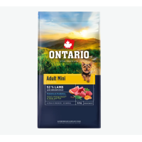 Barība suņiem – Ontario Adult Mini, Lamb and Brown Rice, 6,5 kg