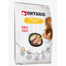 Barība izvēlīgiem kaķiem – Ontario Cat Exigent, 6.5 kg