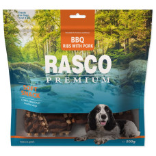 Gardums suņiem – Rasco Premium, Soft Snack, BBQ Pork Ribs, 500 gr