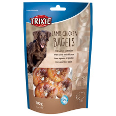 Gardums suņiem : Trixie Premio Lamb Chicken Bagels, 100g
