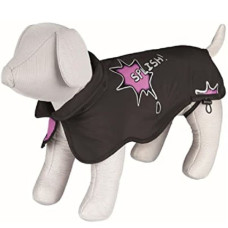 Apģērbs suņiem - Trixie Avallon coat Splish Splash, softshell, S: 35 cm, black/pink
