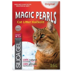 Silikona smiltis kaķu tualetei : MAGIC PEARLS Original 16 L