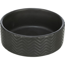 Bļoda dzīvniekiem, keramika : Trixie Bowl, ceramic, 0.9 l/ø 16 cm, black