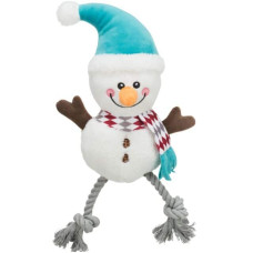 Ziemassvētku rotaļlieta : Trixie Xmas snowman, plush/cotton, 41 cm
