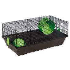 Būris : Placek Cage Viktor black, accessories green, 50.5*28*21cm