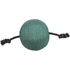 Rotaļlieta suņiem : Trixie CityStyle ball with rope, fabric/rope, recycled, ø 14 × 34 cm