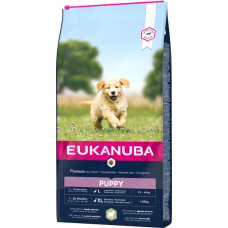 Корм для щенков - Eukanuba Puppy and Junior, Lamb and Rice, 12kg