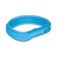 Mirgojoša kaklasiksna suņiem – Trixie Flash light band USB, XS–S: 35 cm/30 mm
