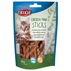 Gardumi kaķiem : Trixie Premio Mini Stick 50g.