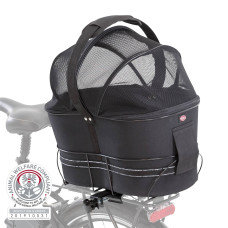 Grozs suņu pārvadāšanai : Trixei Bicycle basket for wide bike racks , 29 × 42 × 48 cm, black
