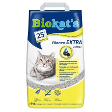 Smiltis kaķu tualetēm : Gimborn Biokats Bianco Extra 5kg.