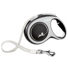 Inerces pavada suņiem - Trixie New COMFORT, tape leash, L: 5 m, black