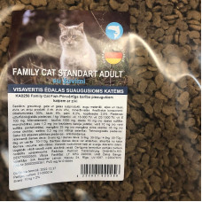 Sausā barība kaķiem: Cat Family Fish 10kg ar zivi