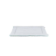 Paklājs, guļvieta dzīvniekiem: Trixie Junior lying mat, square, 50 × 40 cm, light grey/mint