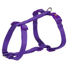 Krūšu siksna kaķiem : Trixie Premium H-harness, XXS–XS: 20–32 cm/10 mm, violet