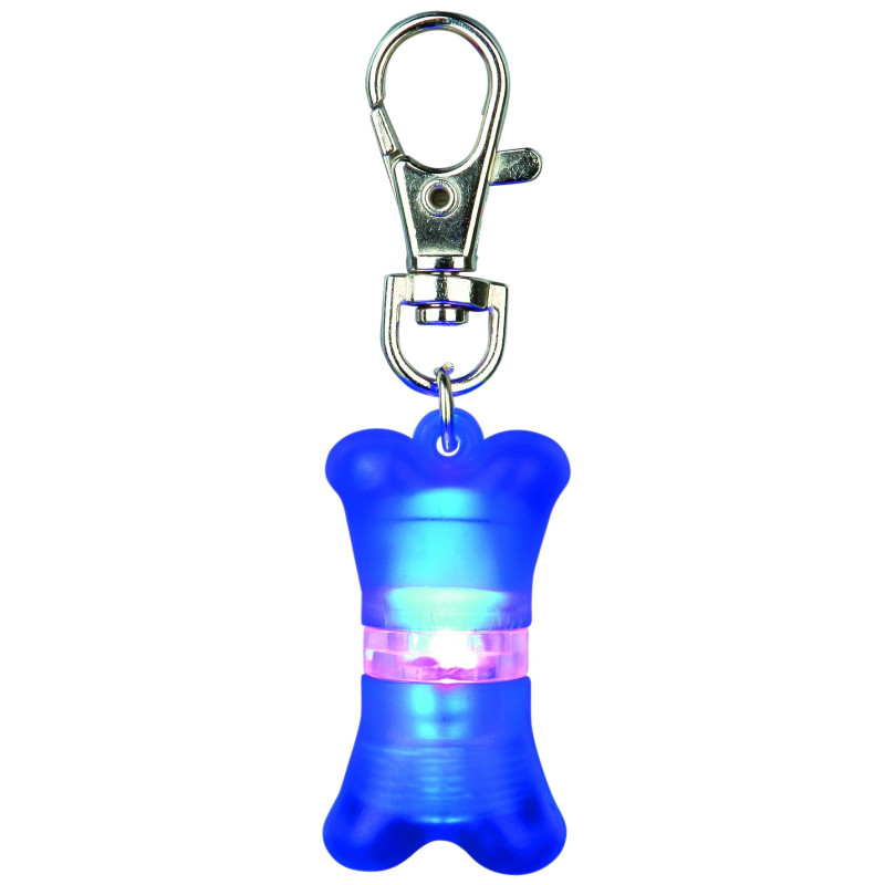 Atstarojošs piekariņš : Trixie Flasher for dogs, 2×4cm, blue