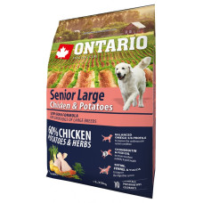 Корм для собак - Ontario Dog Senior Large Chicken and Potatoes, 2.25kg