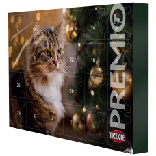 Ziemassvētku kalendārs kaķiem - Xmas Advent calendar PREMIO for cats, 24.5*37*3.5cm