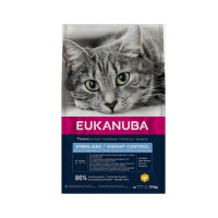 Sausā barība kaķiem - Eukanuba CAT Adult STERILISED / WEIGHT CONTROL Chicken 10 kg