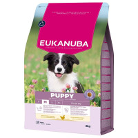 Sausa barība kucēniem - Eukanuba Puppy Medium Chicken, 3 kg