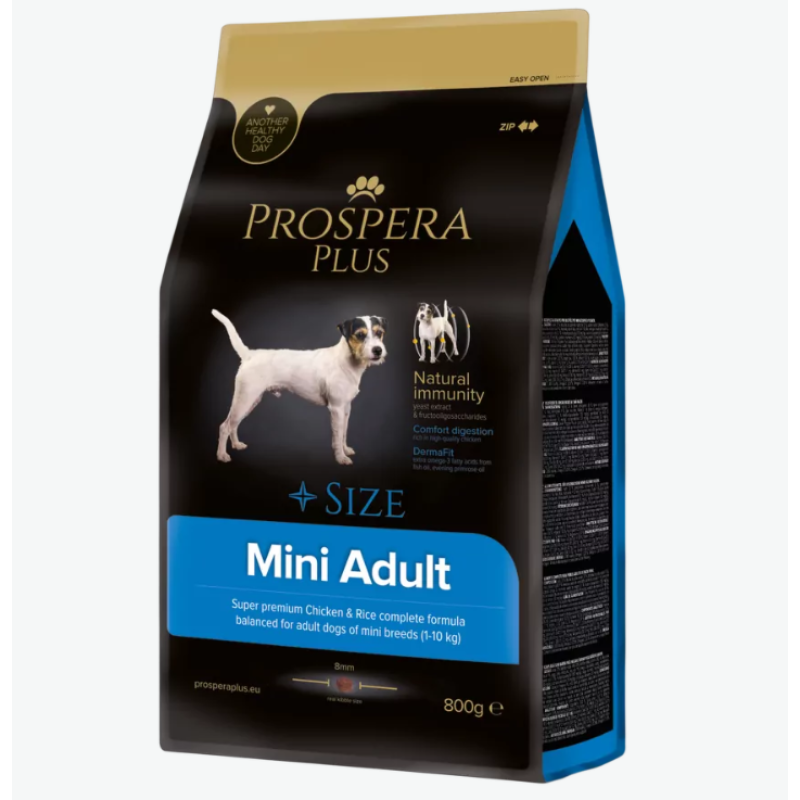 Barība suņiem – Prospera Plus Mini Adult, 800 g