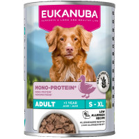 Konservi suņiem - EUKANUBA Special Care wet food for adult dogs, Mono-Protein Duck 400 gr