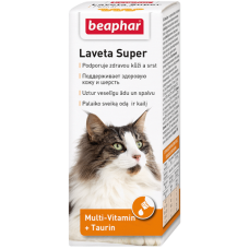 Barības piedeva kaķiem - Beaphar Laveta Super For Cats, 50ml