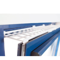 Aizsardzības restes logiem, augšējai daļai - Trixie Protective grille for windows, top/bottom, 75–125 × 16 cm